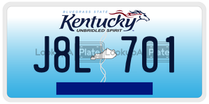 J8L701  license plate in KY