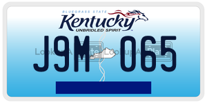J9M065  license plate in KY
