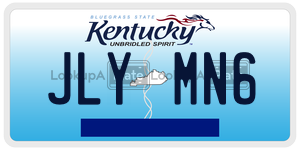 JLYMN6  license plate in KY