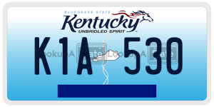 K1A530  license plate in KY