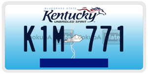 K1M771  license plate in KY
