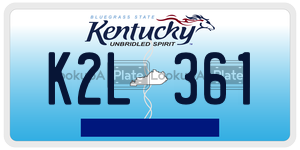 K2L361  license plate in KY