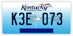 K3E073  license plate in KY