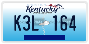 K3L164  license plate in KY