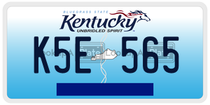 K5E565  license plate in KY