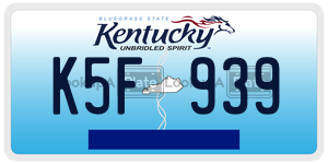 K5F939  license plate in KY