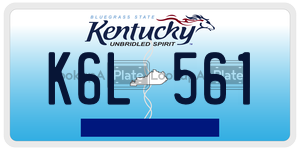 K6L561  license plate in KY