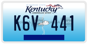K6V441  license plate in KY