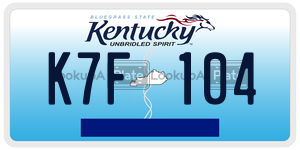 K7F104 license plate in Kentucky