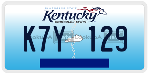 K7Y129  license plate in KY
