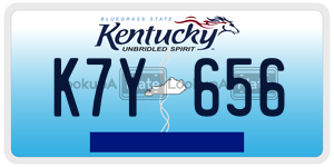 K7Y656  license plate in KY