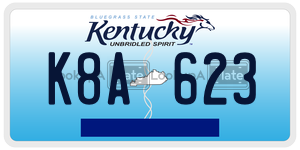 K8A623  license plate in KY