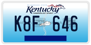 K8F646  license plate in KY