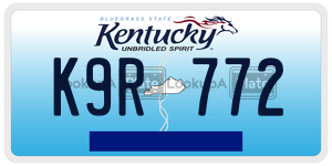 K9R772  license plate in KY