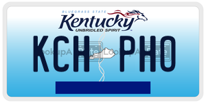 KCHPHO  license plate in KY