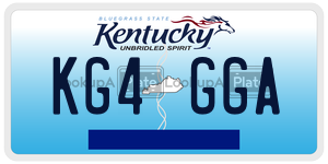 KG4GGA  license plate in KY