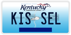KISSEL  license plate in KY