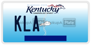 KLA  license plate in KY