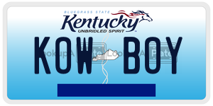 KOWBOY  license plate in KY