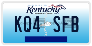 KQ4SFB  license plate in KY