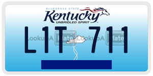 L1T711  license plate in KY