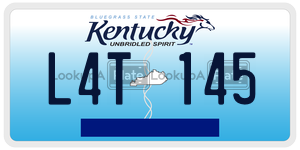 L4T145  license plate in KY