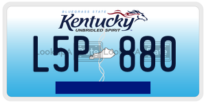 L5P880  license plate in KY