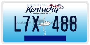 L7X488  license plate in KY