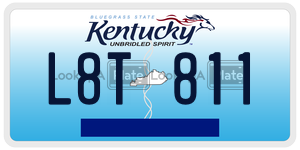 L8T811 license plate in Kentucky