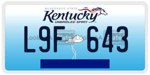 L9F643 license plate in Kentucky