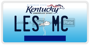 LESMC  license plate in KY