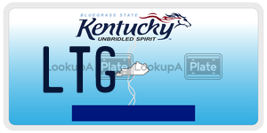 LTG  license plate in KY