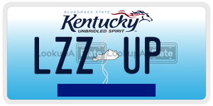 LZZUP  license plate in KY