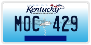 M0C429 license plate in Kentucky