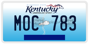 M0C783  license plate in KY