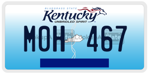 M0H467  license plate in KY