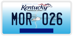 M0R026 license plate in Kentucky