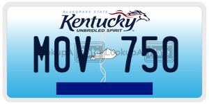 M0V750  license plate in KY