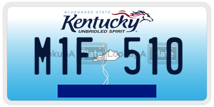 M1F510  license plate in KY