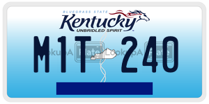 M1T240  license plate in KY