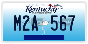 M2A567  license plate in KY