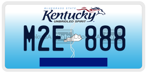 M2E888  license plate in KY