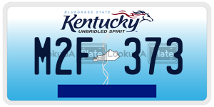 M2F373  license plate in KY