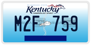M2F759  license plate in KY