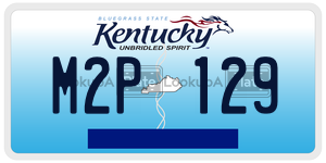 M2P129  license plate in KY