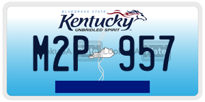 M2P957  license plate in KY