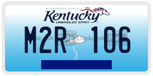 M2R106  license plate in KY