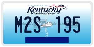 M2S195  license plate in KY