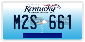 M2S661  license plate in KY