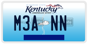 M3ANN license plate in Kentucky